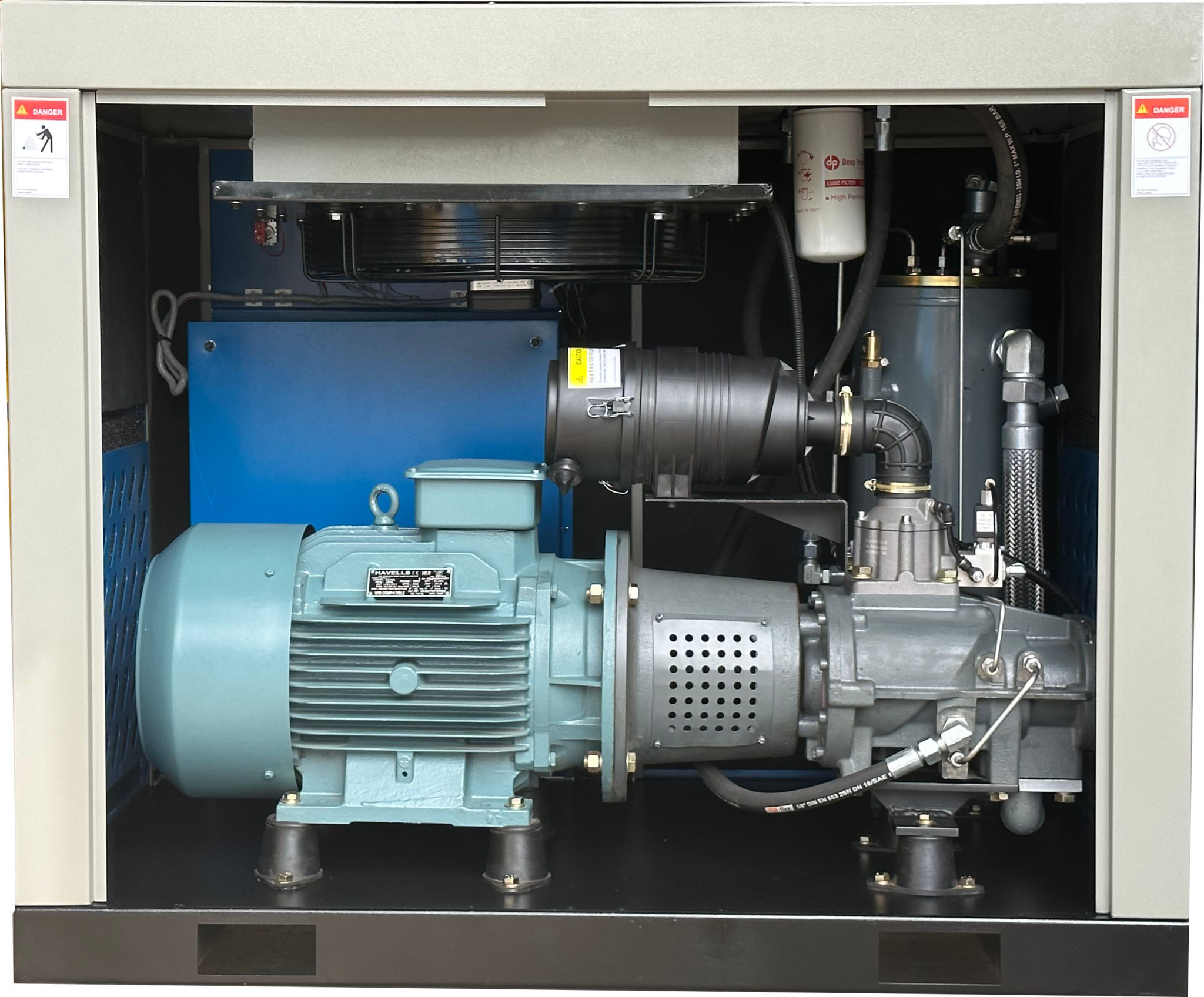 Oil Injected Screw Air Compressor Card 1 View 2