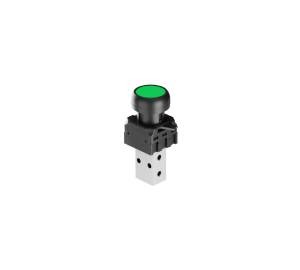 DP2-3/2-Flush Head - Green
