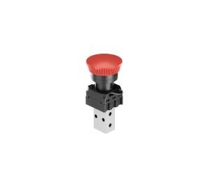 DP2-3/2-Mushroom head push function - RED Color