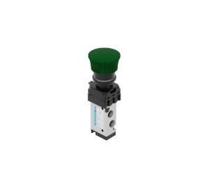 DS2-(3/2 & 5/2)-Mushroom head push function - Green Color