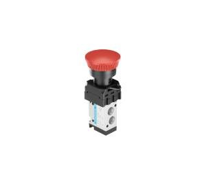 DS2-(3/2 & 5/2)-Mushroom head push function - RED Color