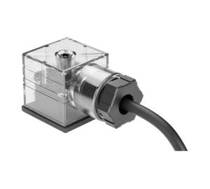 Connectors with LED-KA-Moulded cable