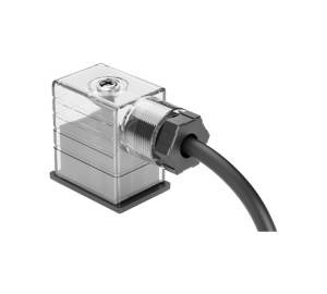 Connectors with LED-KB-Moulded cable