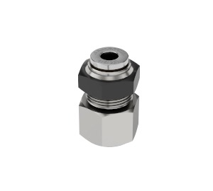 WM2-Bulk Head Female Connector (NPT Thread) - Brass
