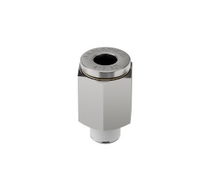 WM2-Male Connector (Metric Thread) - Brass