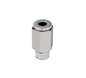 WM2-Male Connector (R-Thread) - Brass